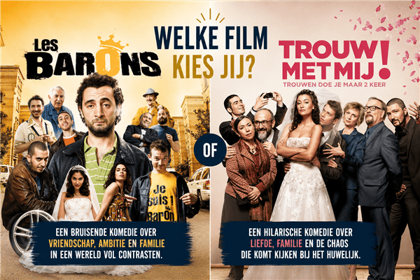 Cinéma Trouw met mij / Les Barons - Chemin des Joncs - Haren - Bruxelles