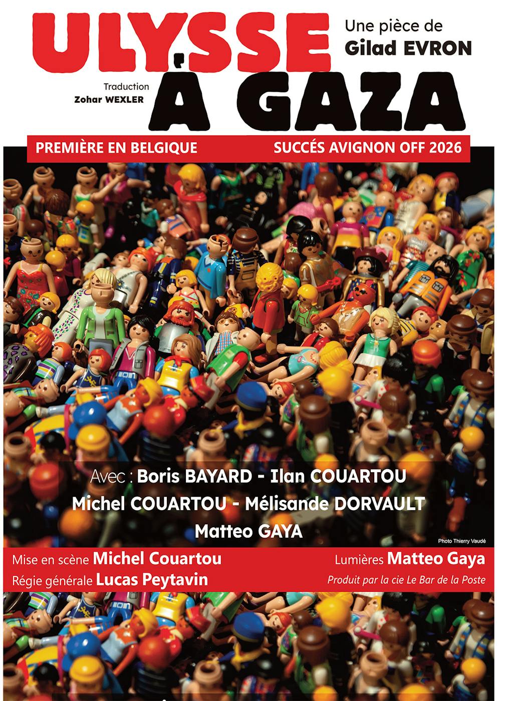 Théâtre La Clarencière - Ulysse à Gaza de Gilad Evron à Ixelles - Ixelles - Bruxelles