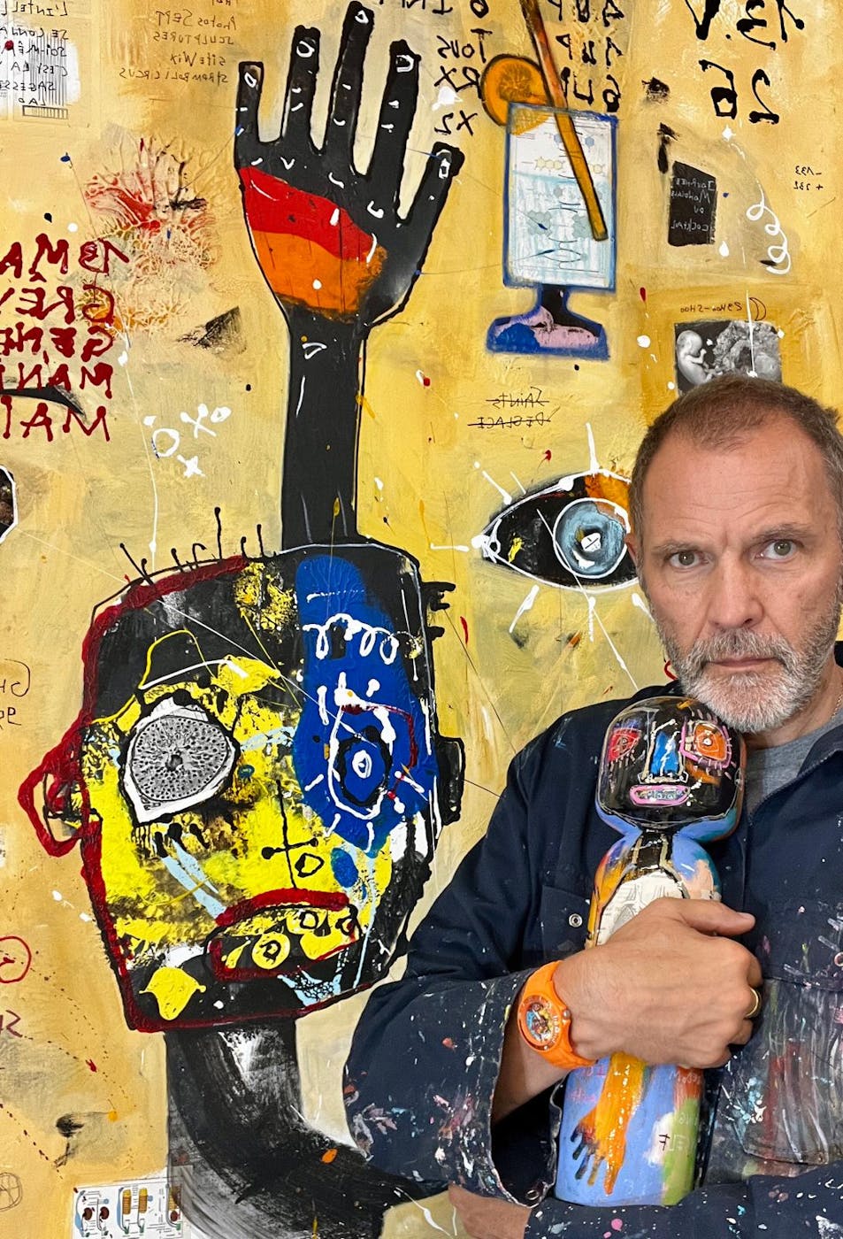 Vernissage - DUGA l'artiste peintre belge, présente Émotions brutes à Bruxelles - Bruxelles