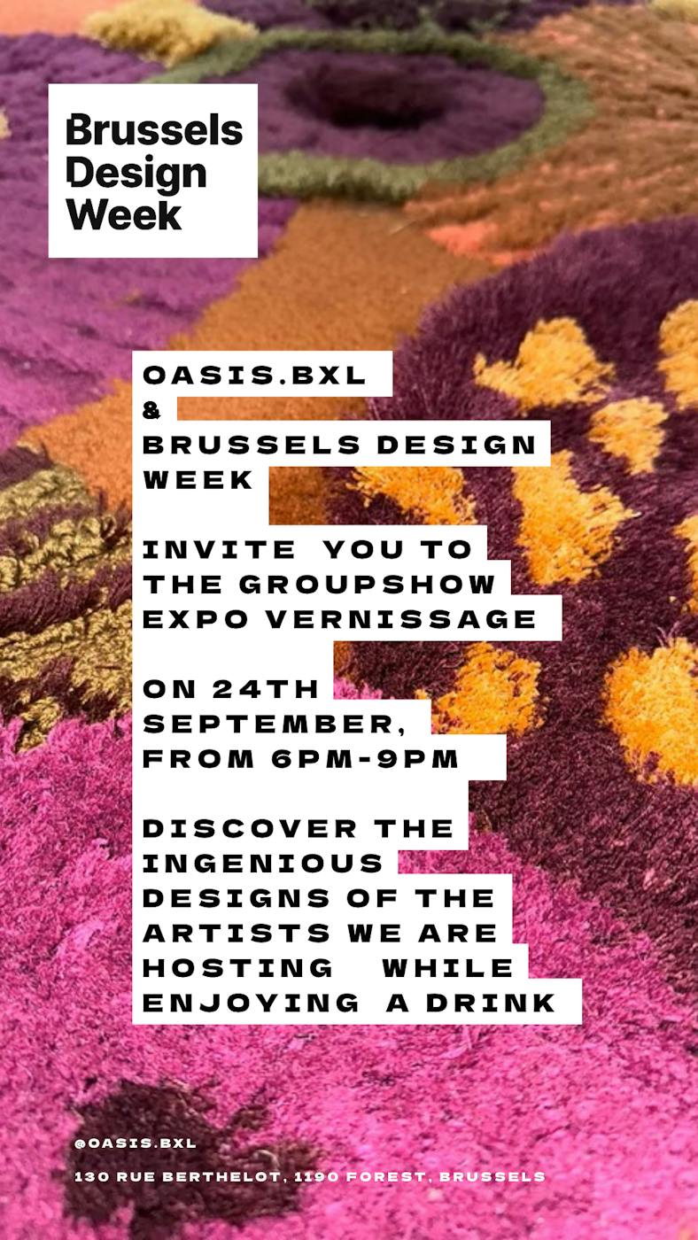 Exposition Swing by! - Brussels design week à Oasis BXL - Forest - Bruxelles