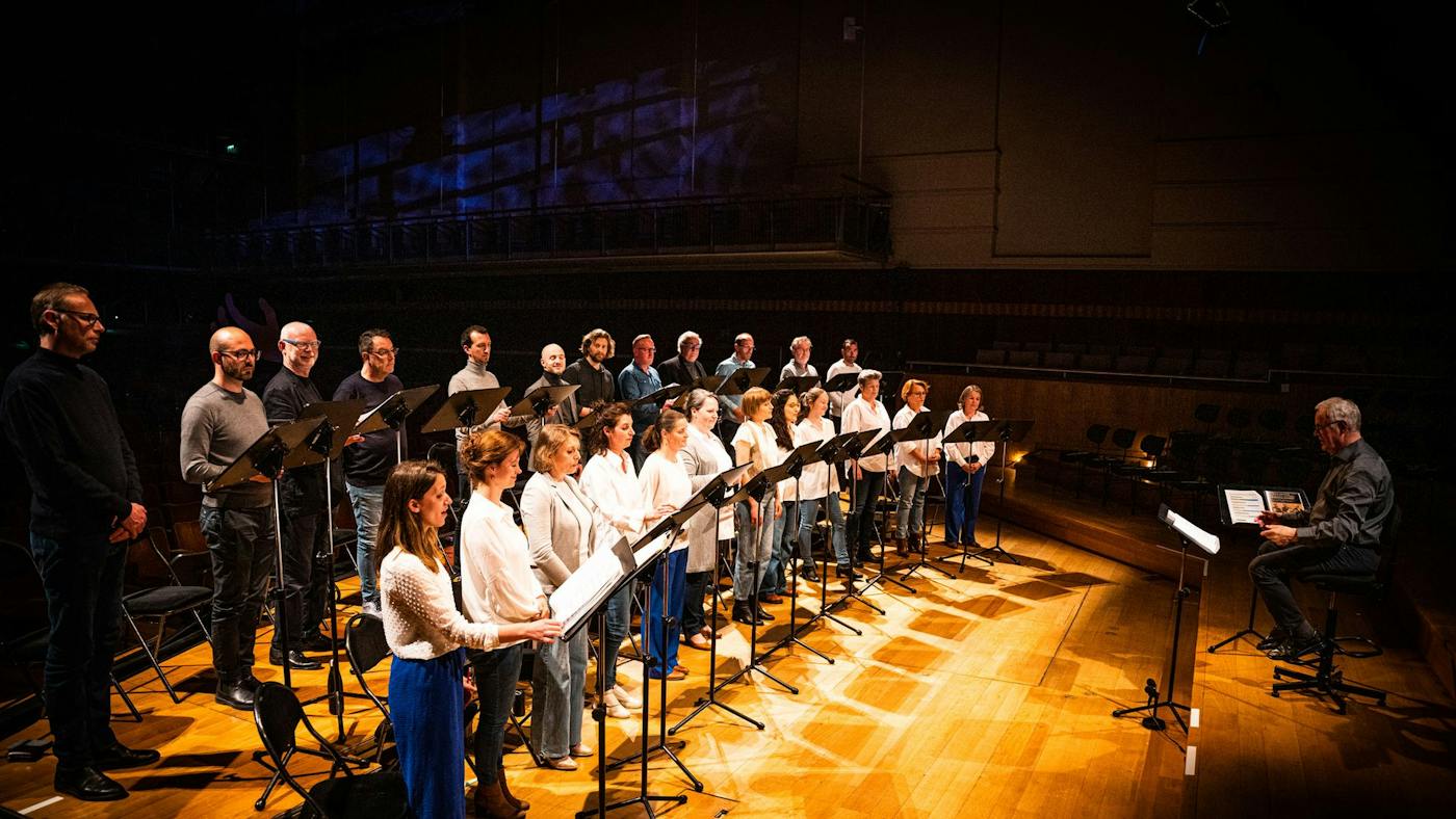 Concert Vlaams Radiokoor & I Solisti - portrait musical intime de Francis Poulenc au Studio 4 Flagey - Ixelles - Bruxelles